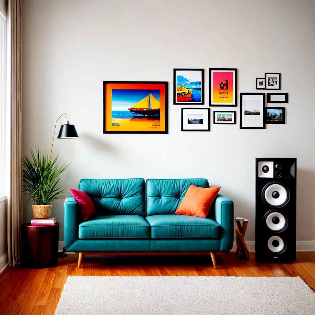 sala vibrante musical discos guitarra