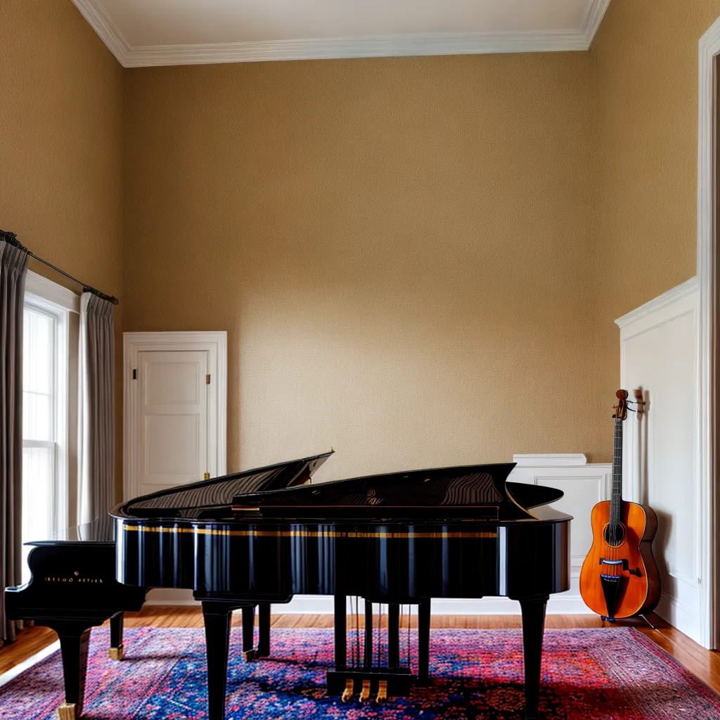 sala musical piano guitarras bateria