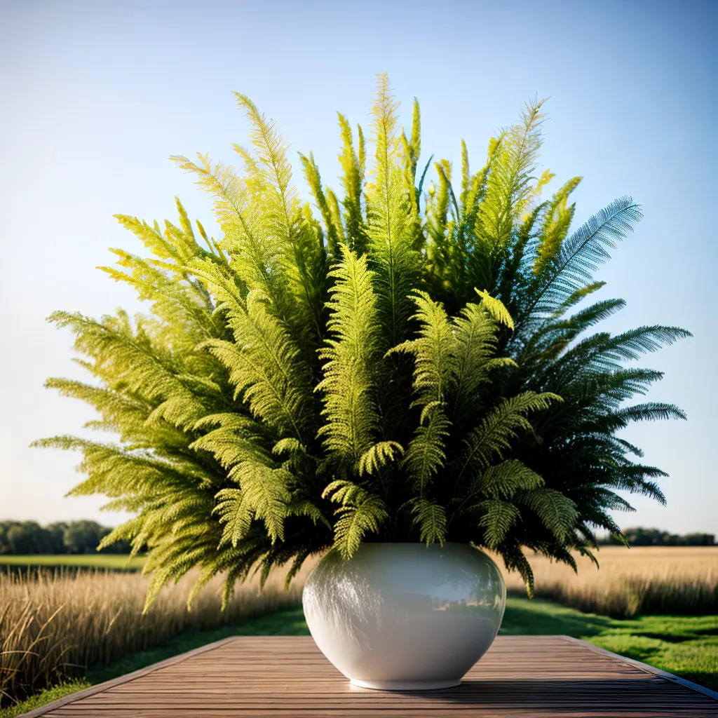 arranjo capim dos pampas branco elegante