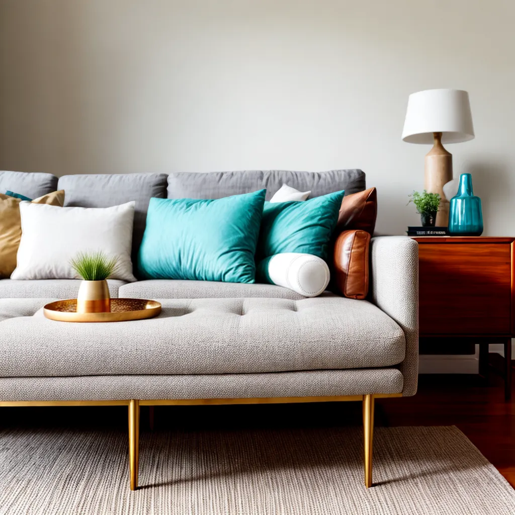 sala estilo boemio vaso pampas