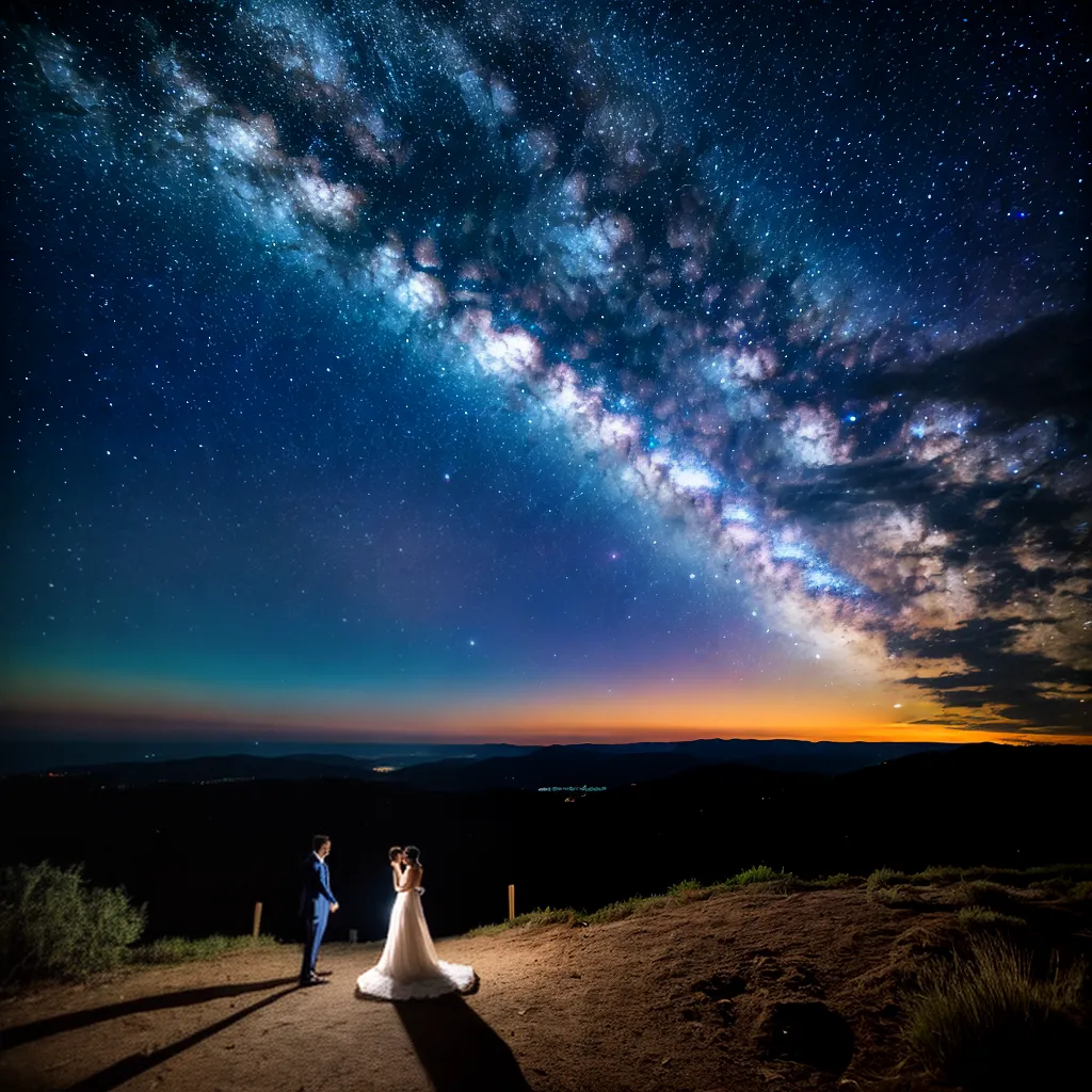 casamento celestial observatorio estrelas