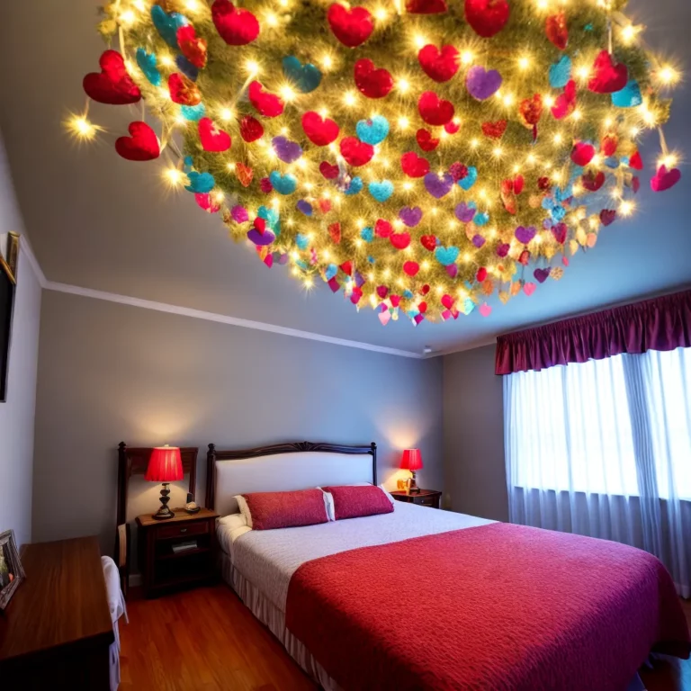 Decoração com corações: símbolo de amor