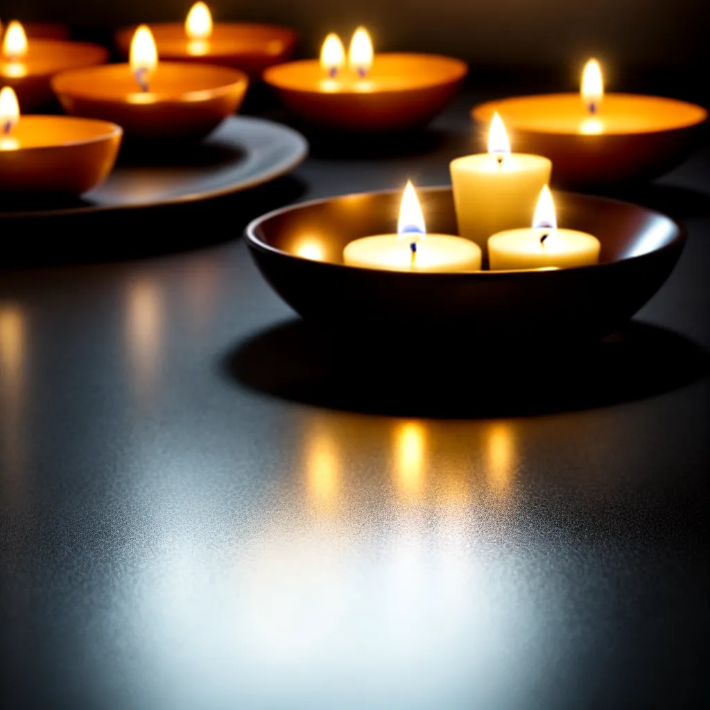 sala ambiente magico velas agua