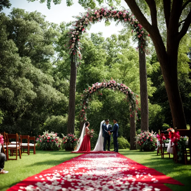 Casamento no parque ecológico: celebração sustentável