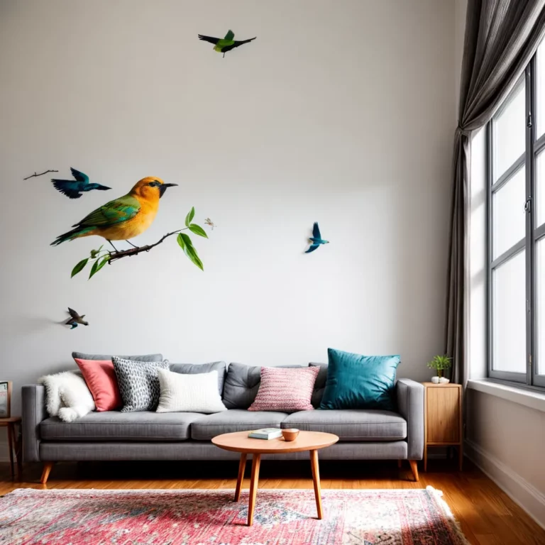 Decoração com pássaros: tema natural
