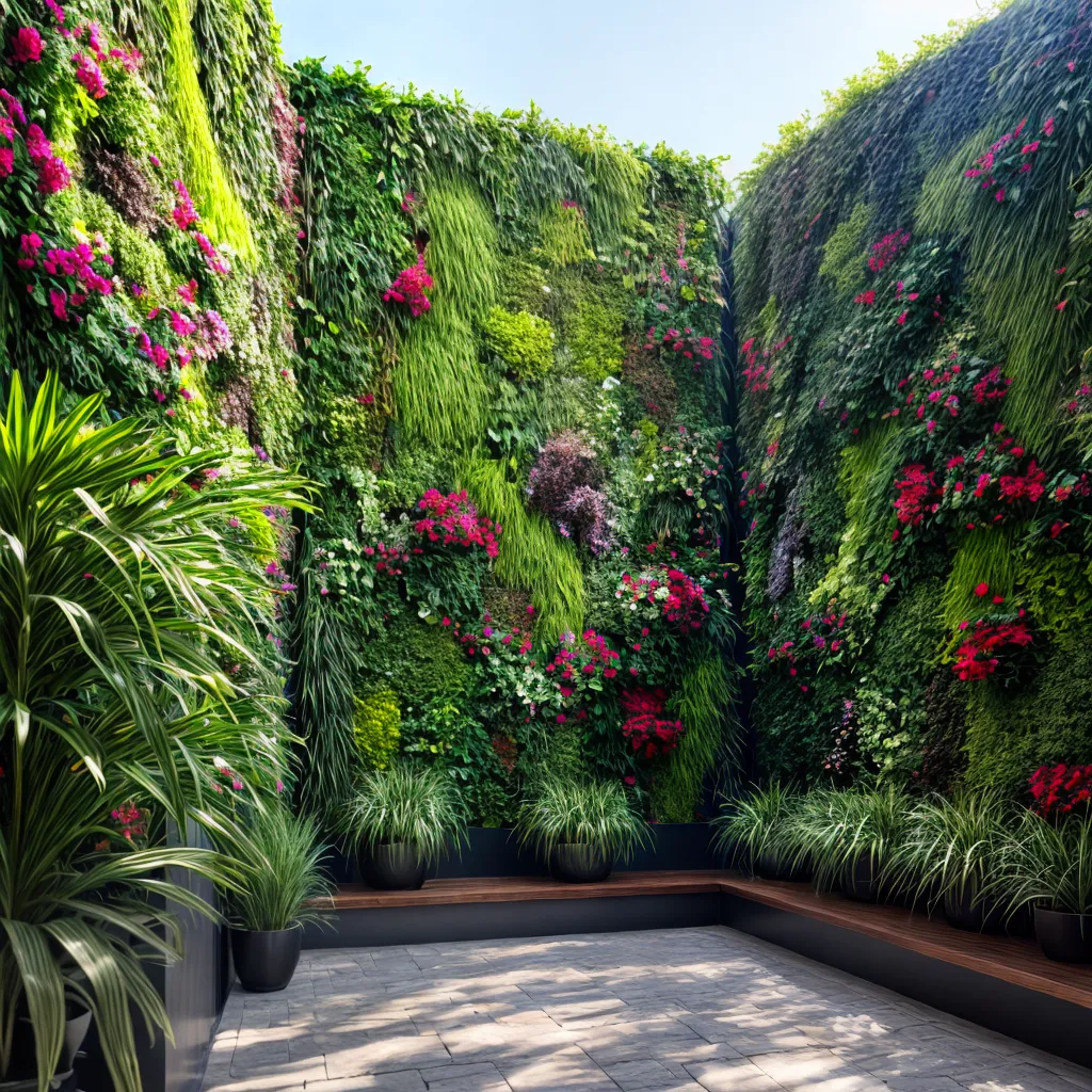 jardim vertical natureza casa aconchegante