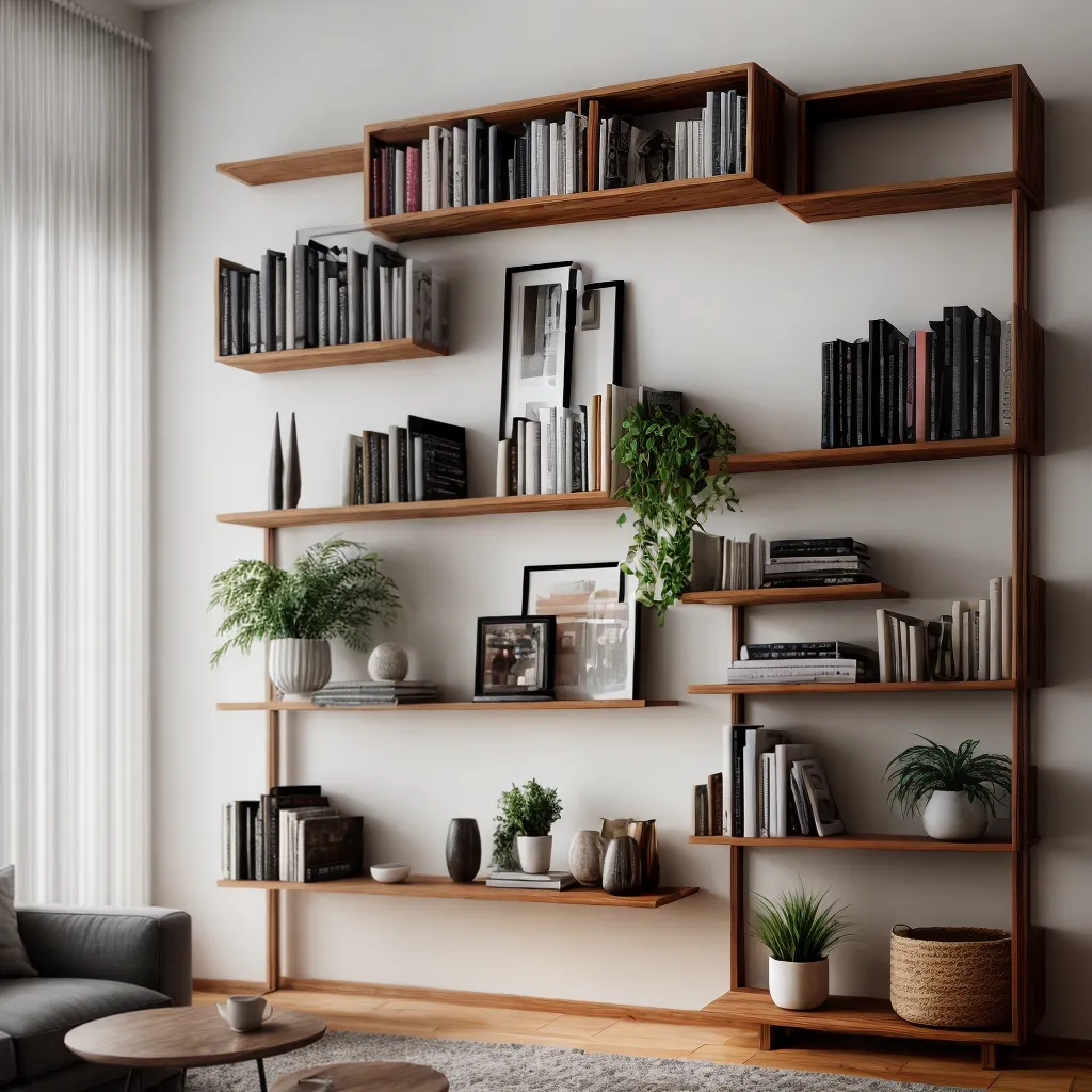 sala estilo livros plantas decoracao