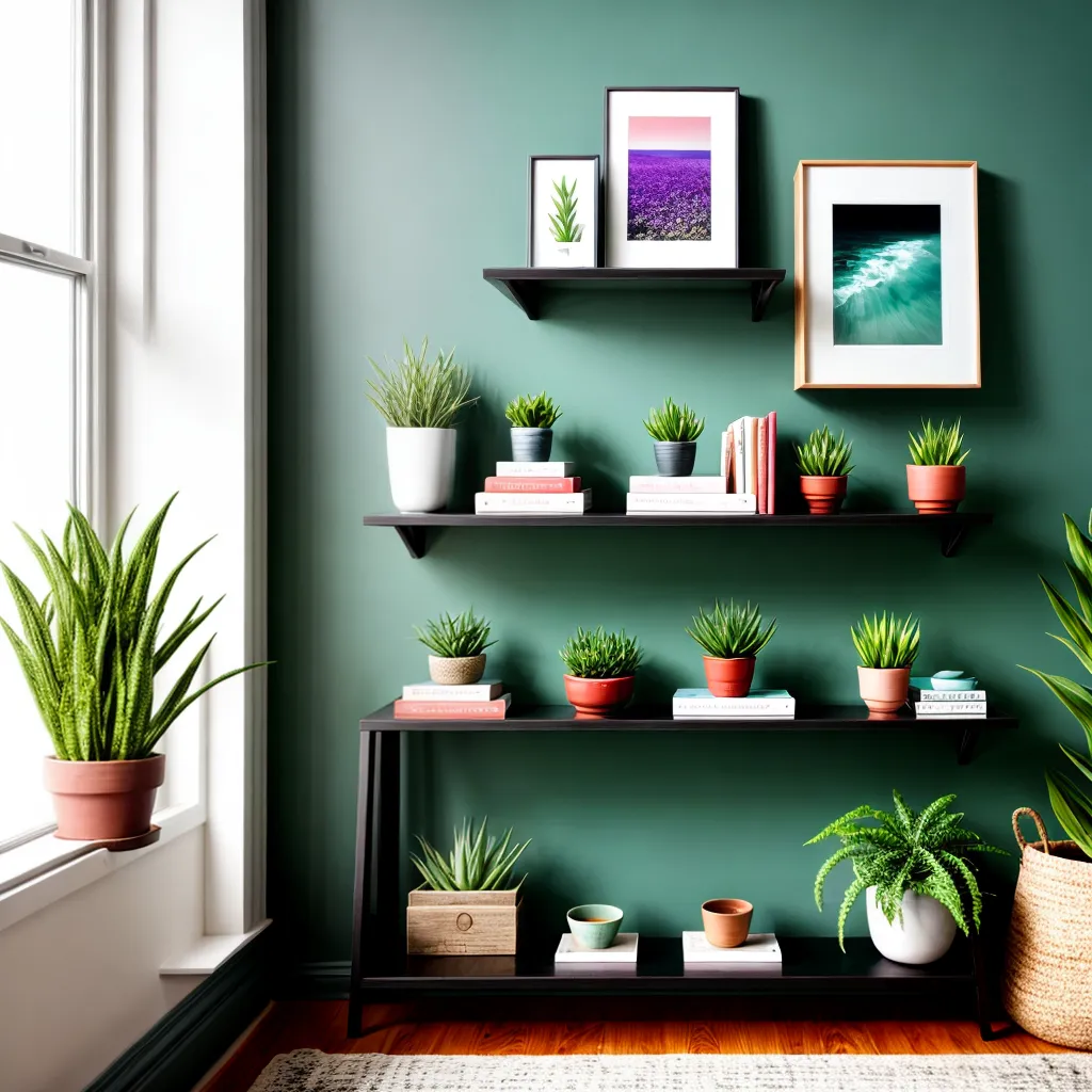 decoracao estante plantas arte caixas livros decoracao estante plantas arte caixas livros