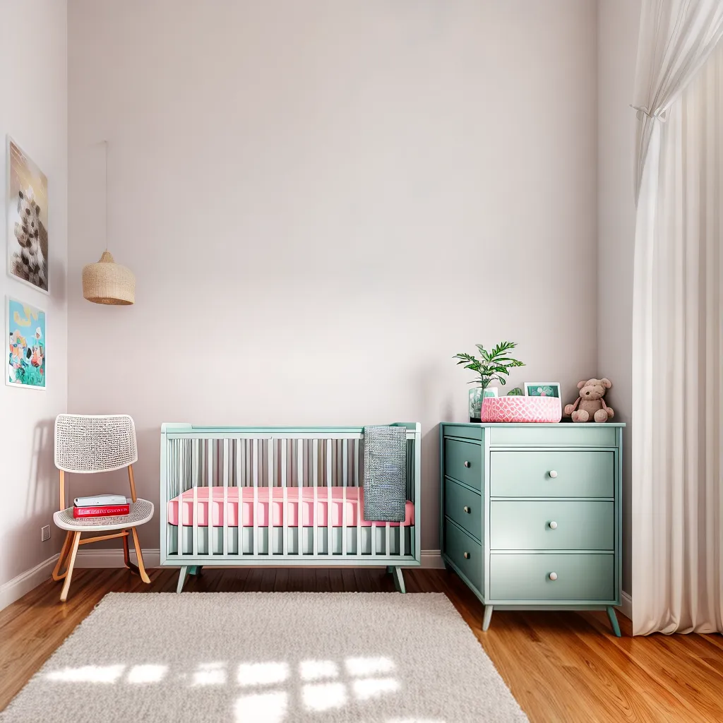 quarto bebe pastel fofo animal