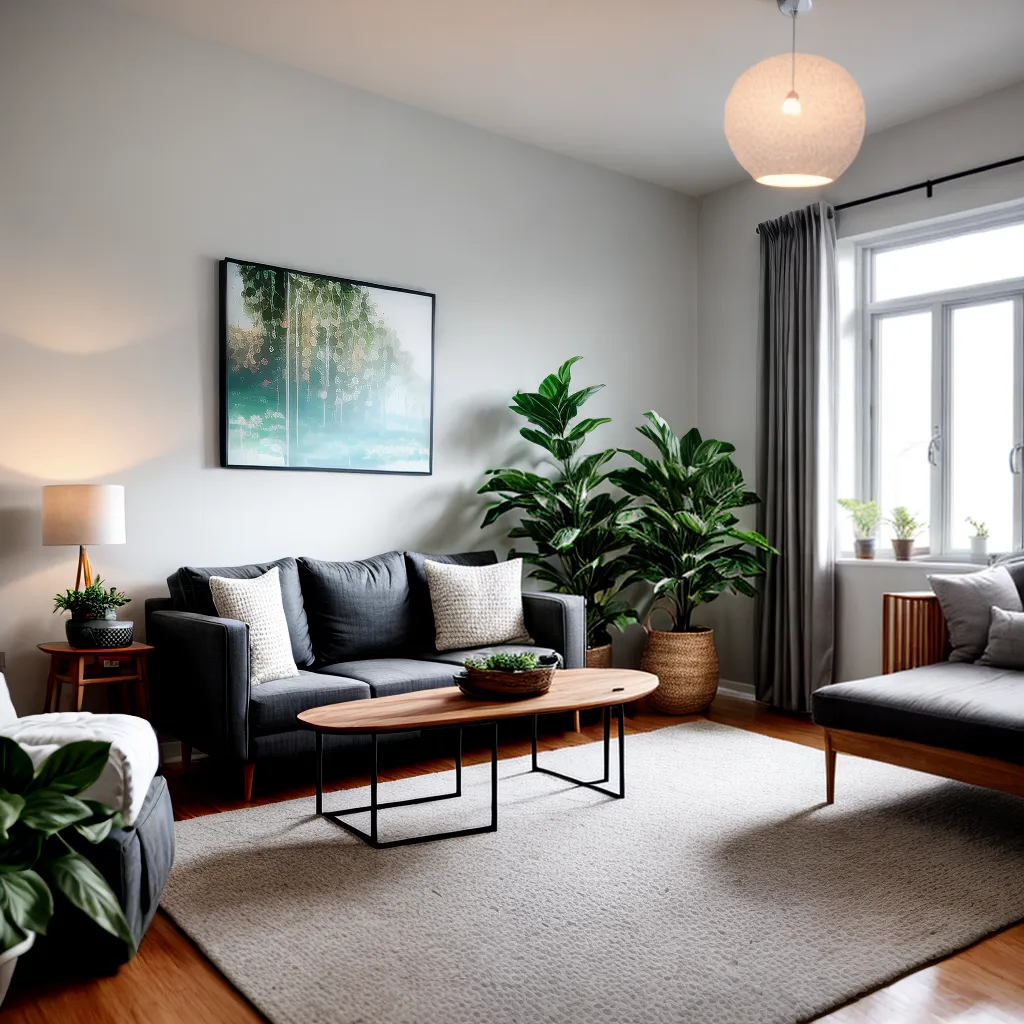 sala estar luzes fadas natureza