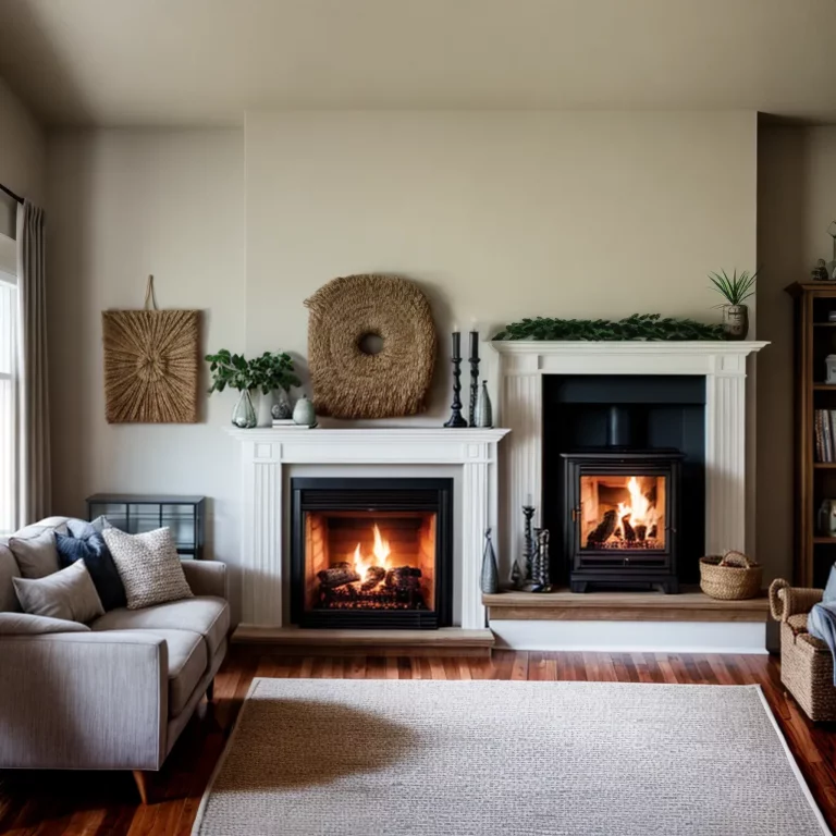 Como decorar uma sala de estar com lareira