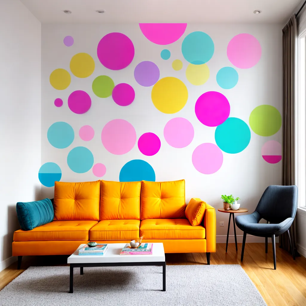 parede decals geometrica floral inspiracao