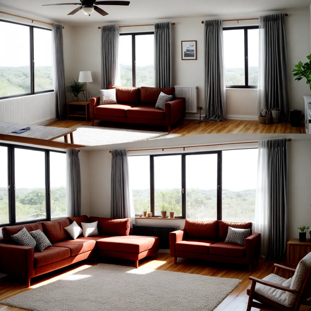 Como usar cortinas de linho na decoração da sua casa