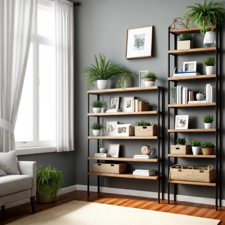 5 ideias para decorar uma parede com prateleiras