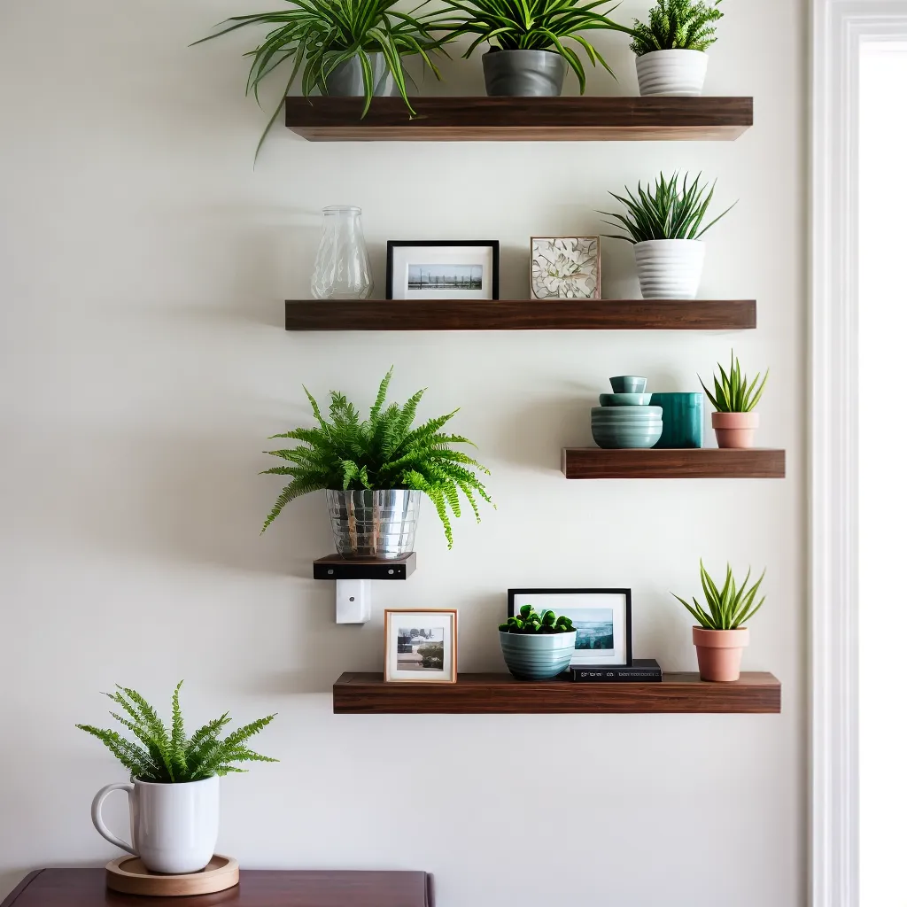 5 ideias para decorar uma parede com prateleiras
