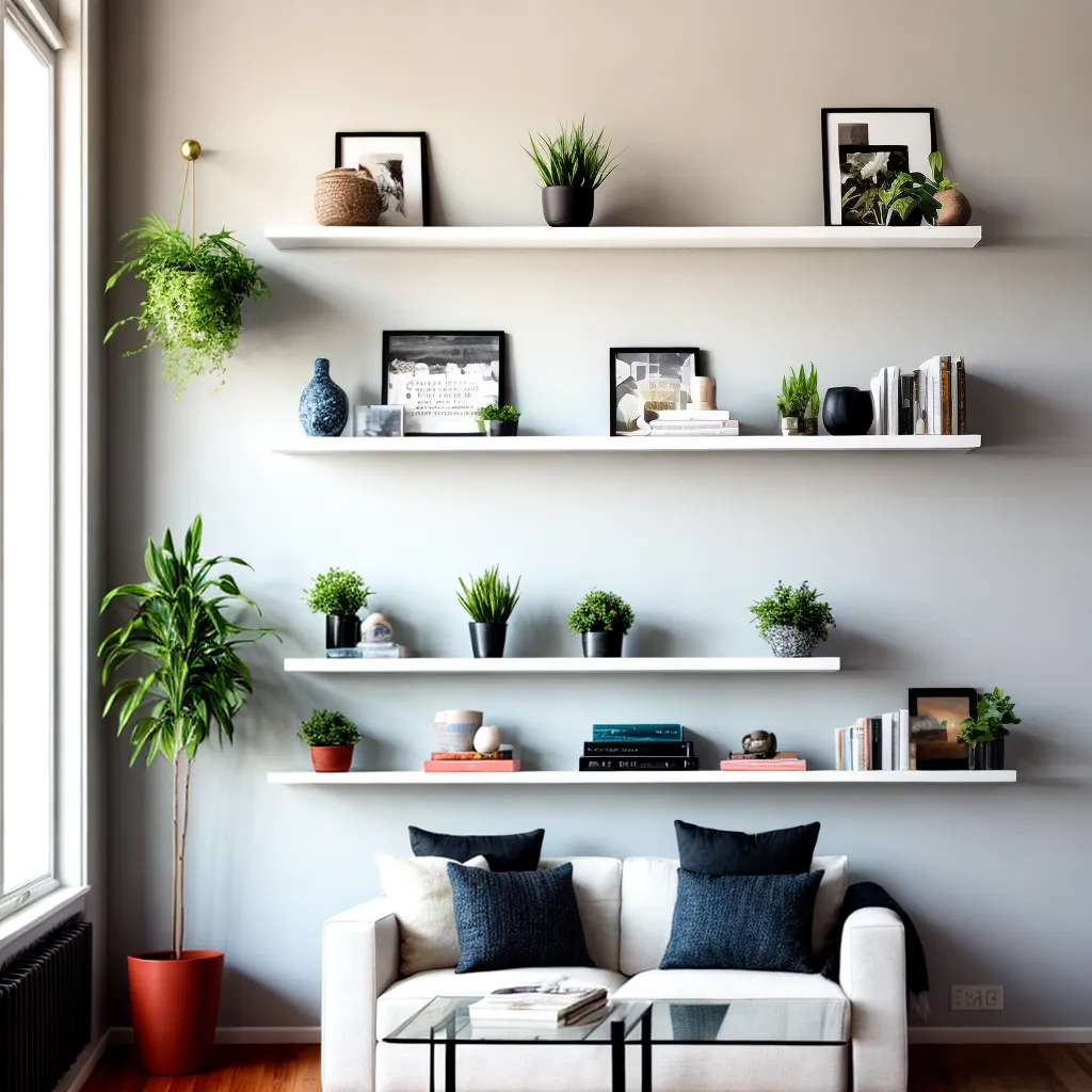 5 ideias para decorar uma parede com prateleiras