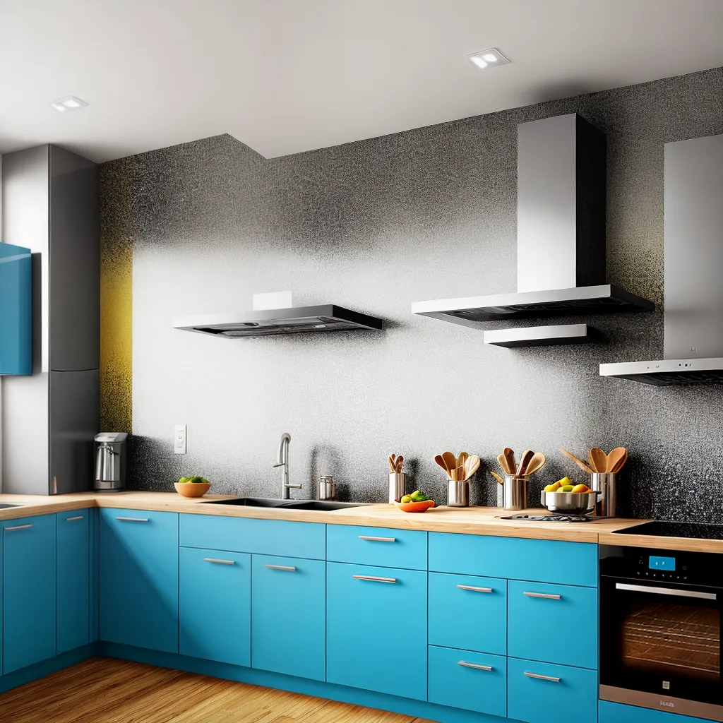 cozinha moderna adesivos coloridos