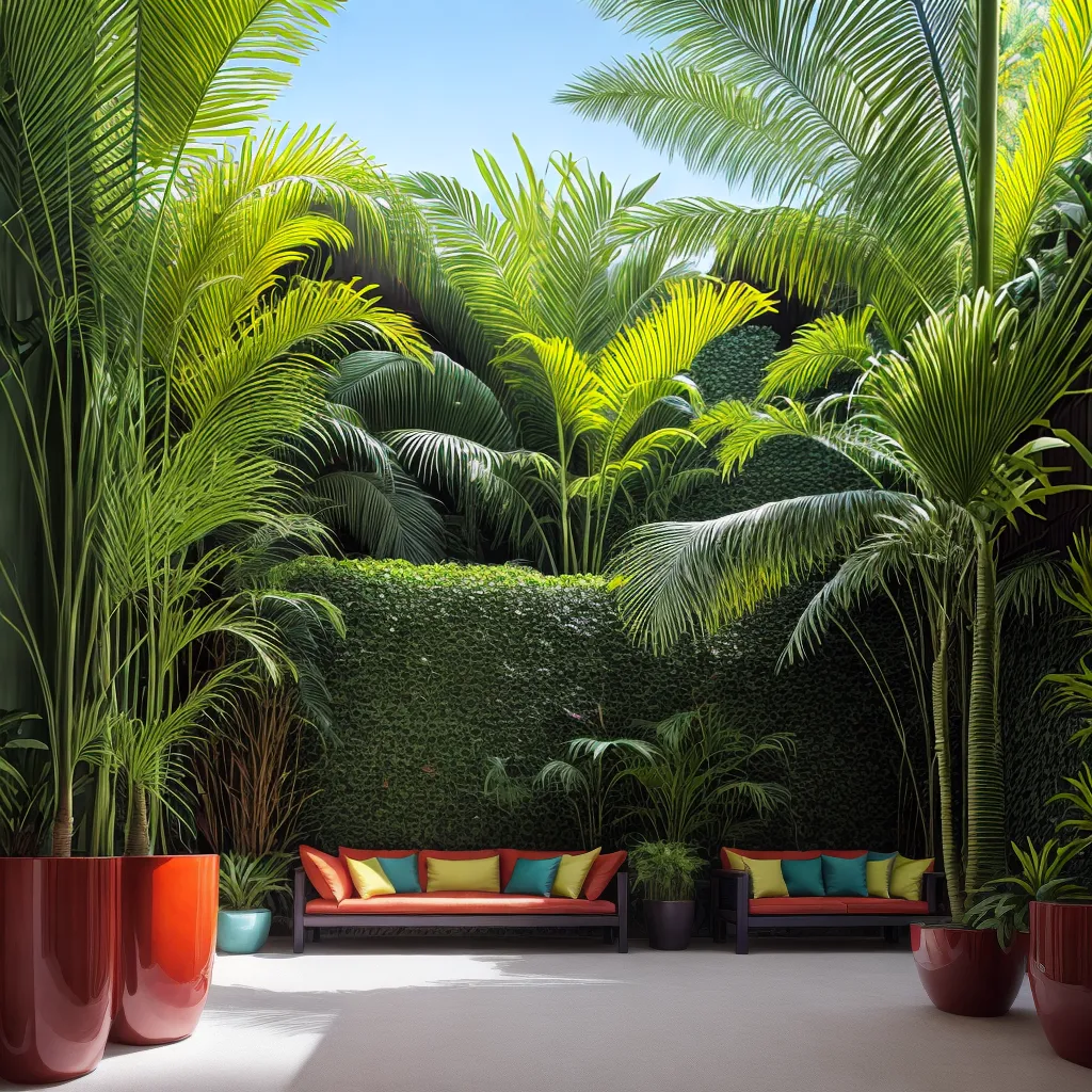 jardim tropical interno decoracao