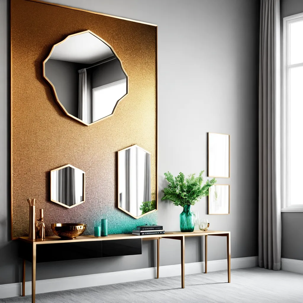 5 ideias para decorar uma parede com espelhos
