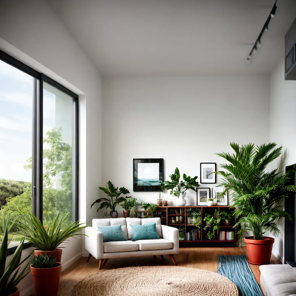 sala arejada jardim suculentas decoracao