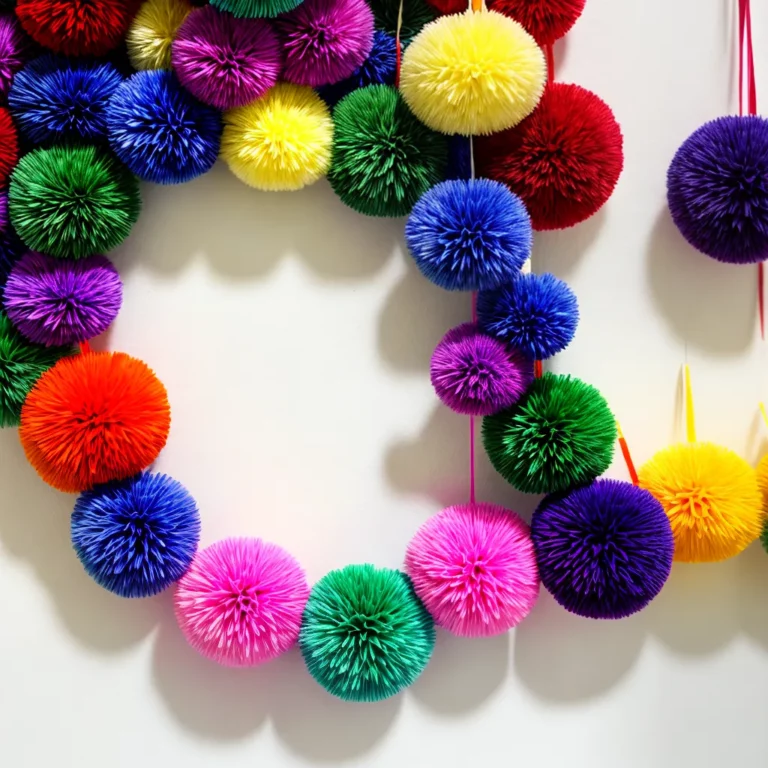 Decoração com pompom: detalhes divertidos