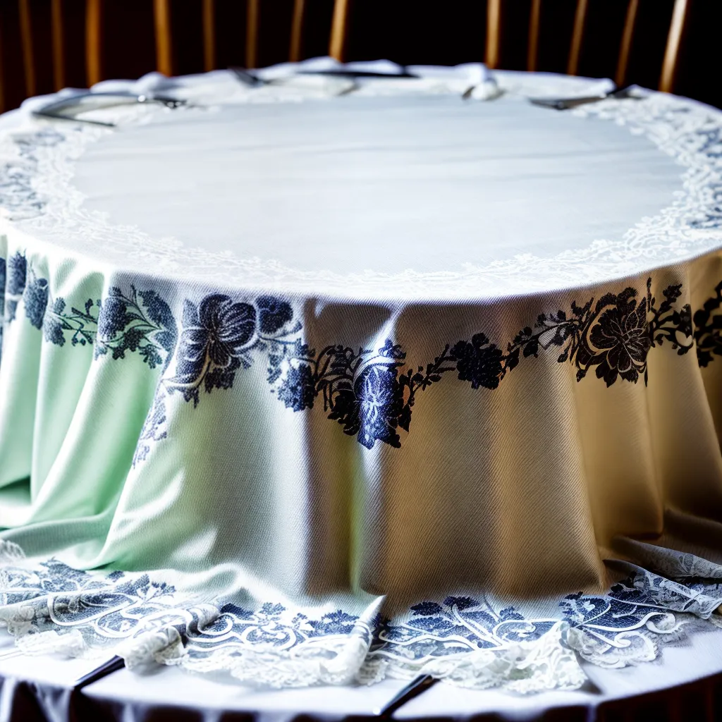 mesa bruges lace tradicao elegante
