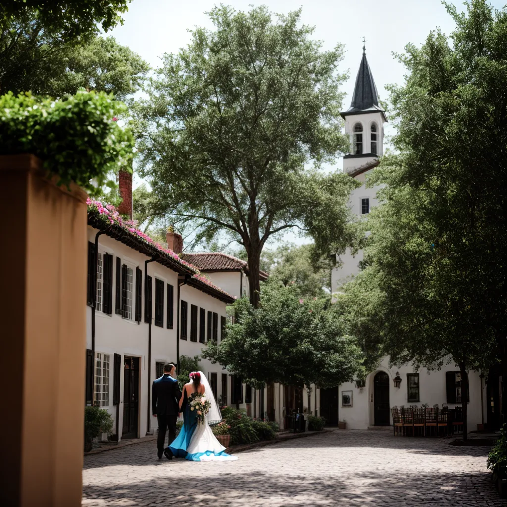 vila historica casamento ao ar livre