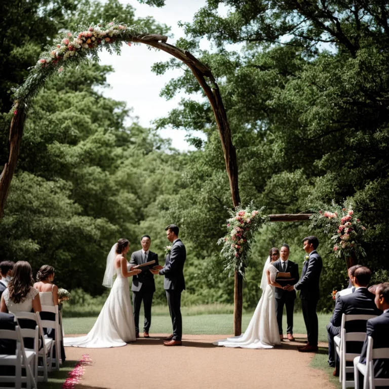 Casamento no parque nacional: celebração natural