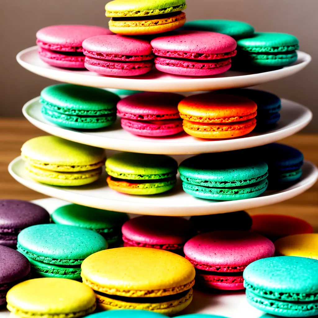 mesa sobremesas macarons coloridos 1 mesa sobremesas macarons coloridos 1