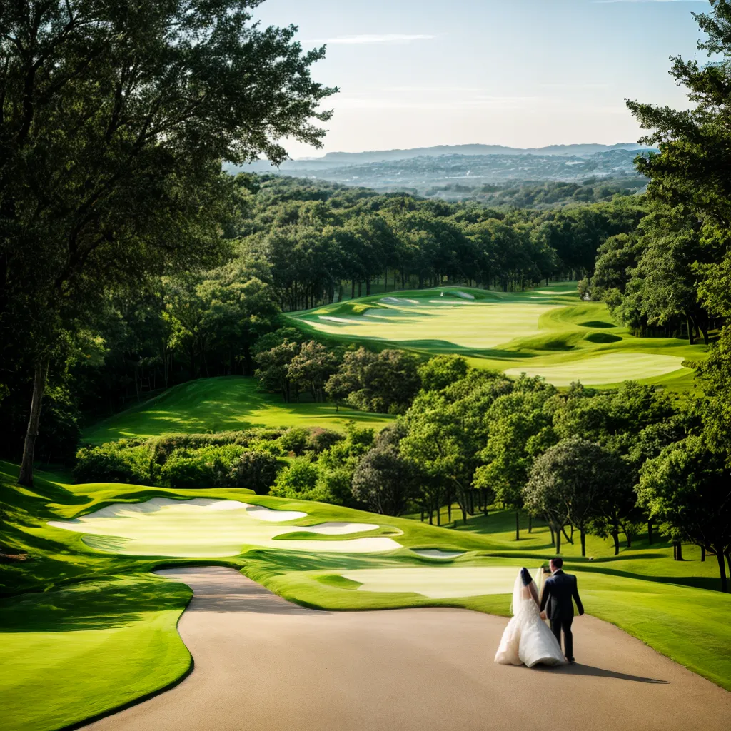 casamento ao ar livre golf clube 1