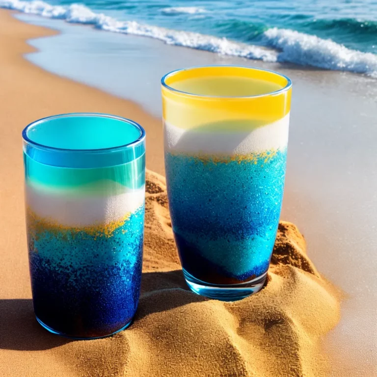 Decoração com areia colorida: estilo praiano
