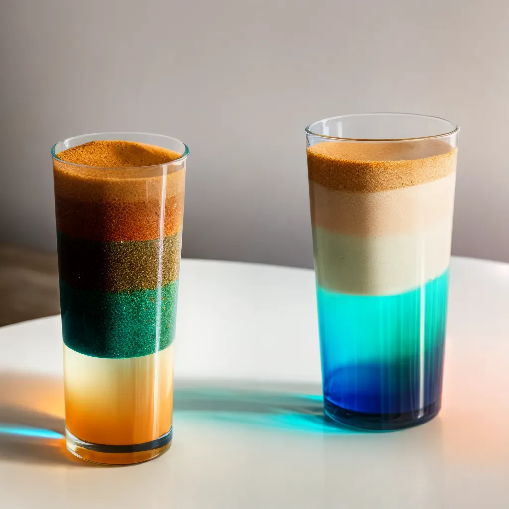 vaso areia colorida por do sol 1
