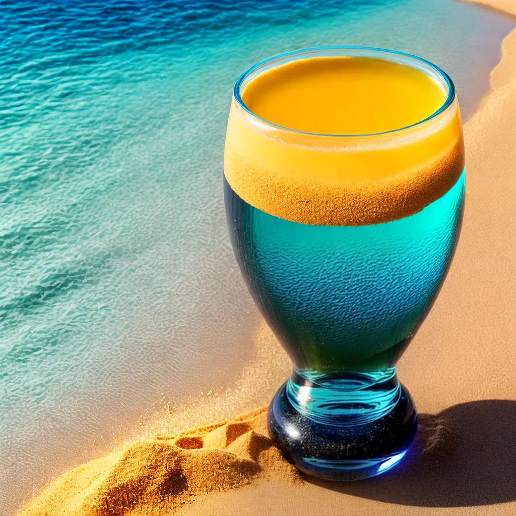 vaso areia colorida gradiente praia