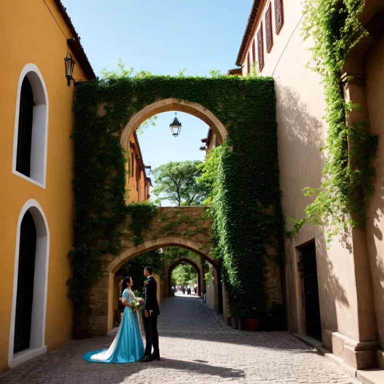 Casamento no centro histórico: celebração cultural
