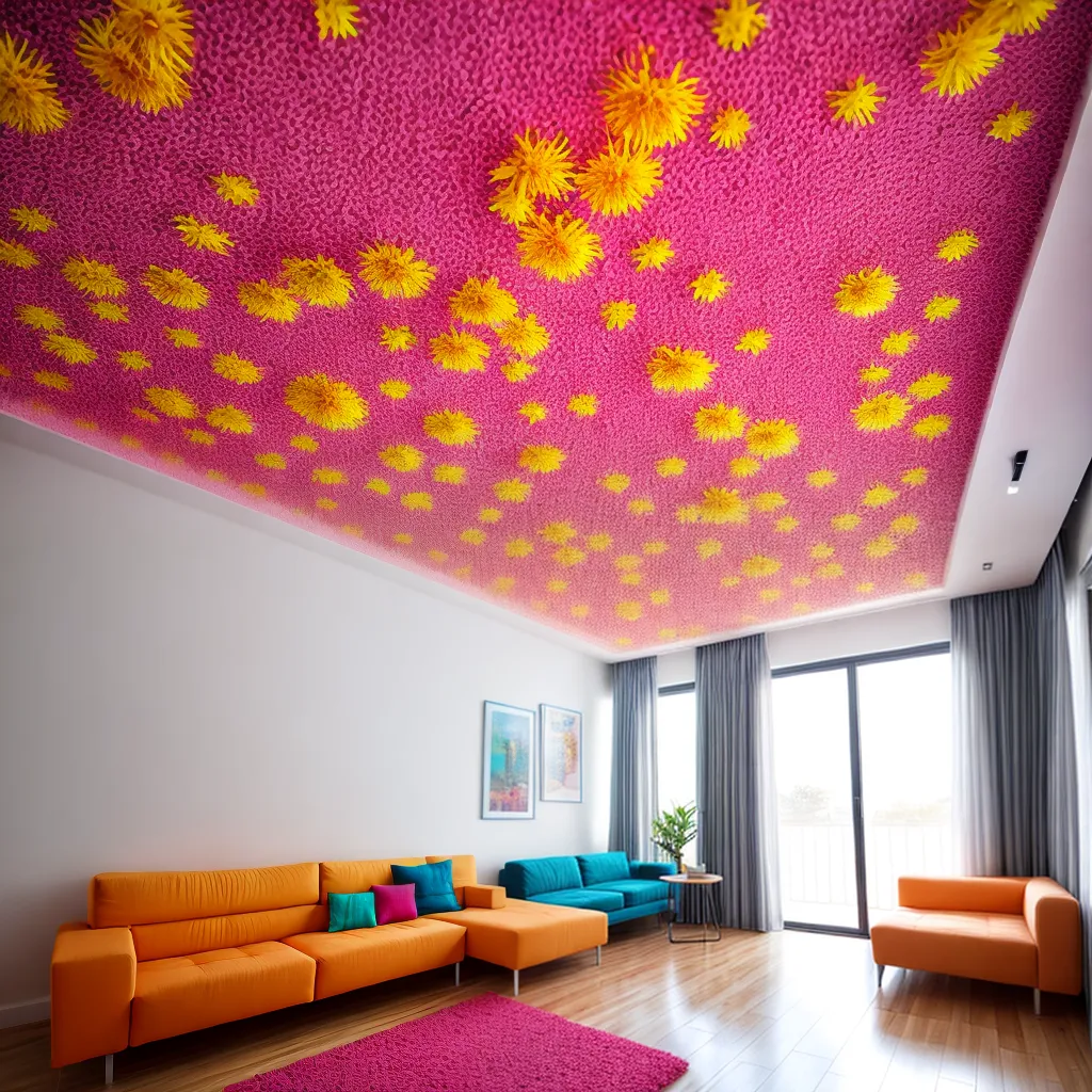sala decorada colmeias papel 3