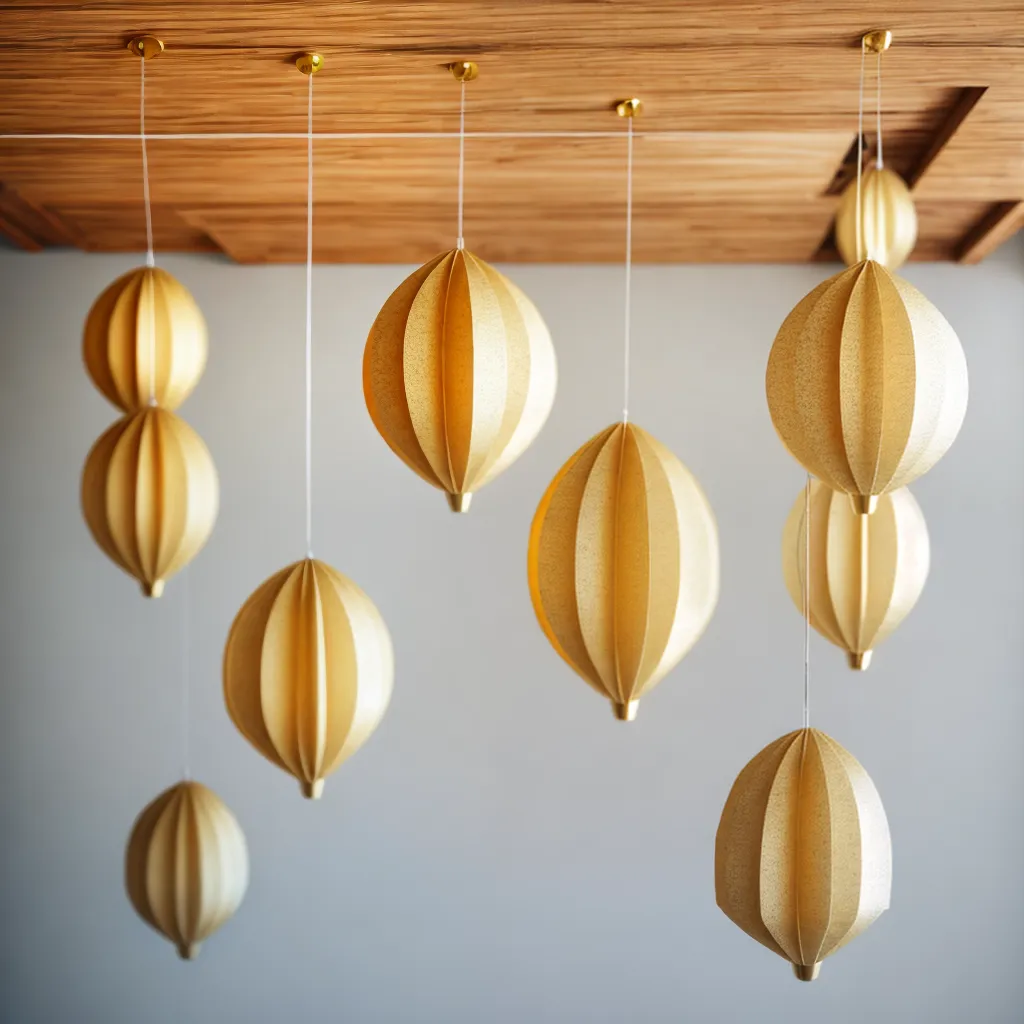 sala decorada colmeias papel 4