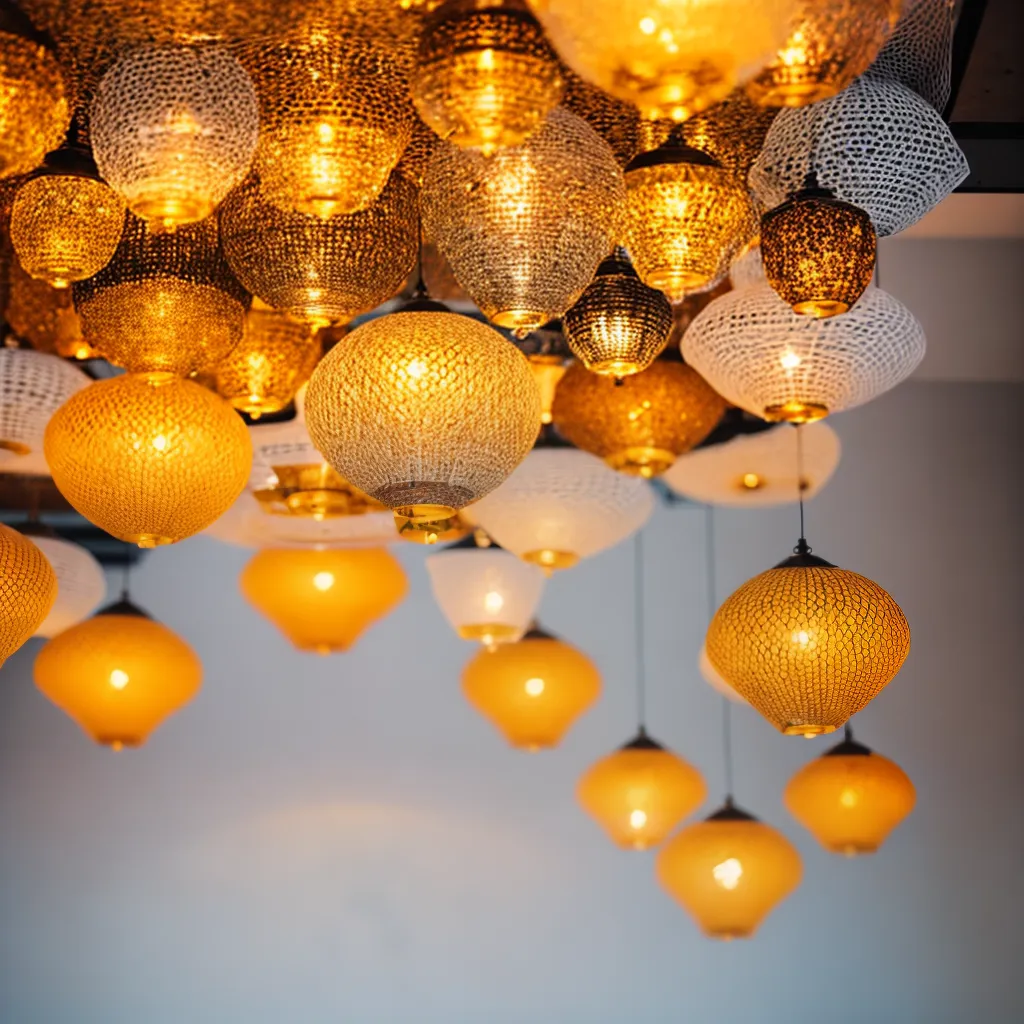 sala decorada papel honeycomb