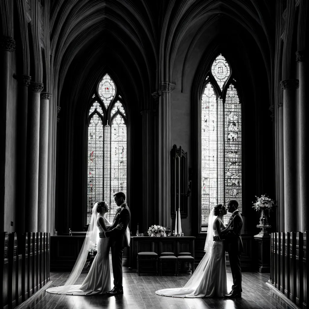 casamento monastico noiva noivo altar