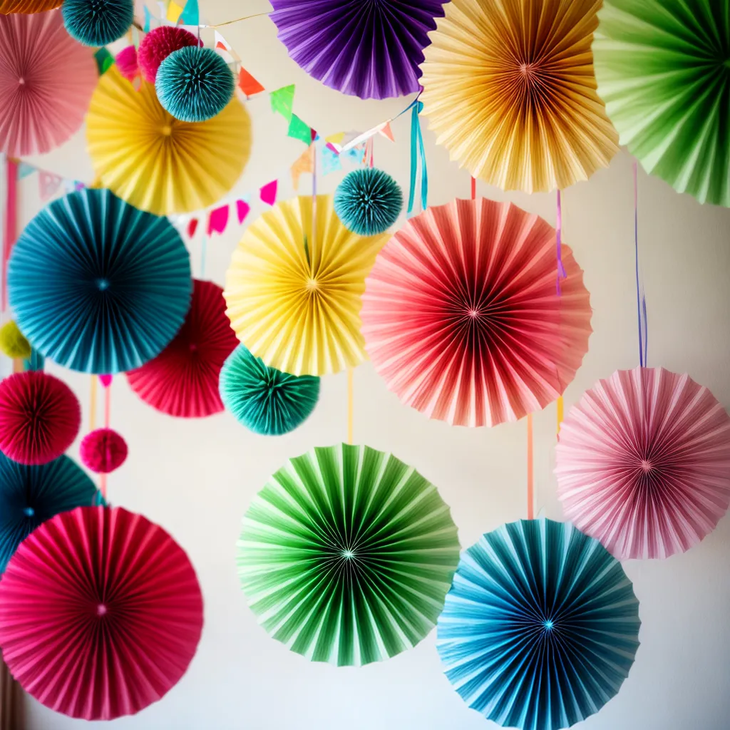 decoracao festa colorida diy