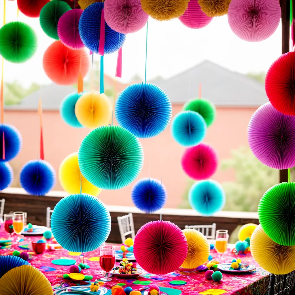 festa colorida decoracao diy 1