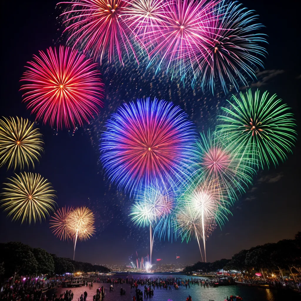 fogos artificio celebracao ano novo