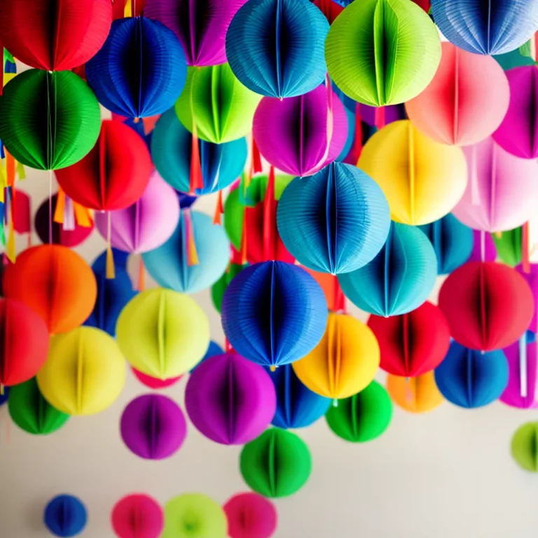 Como usar papel na decoração de festas