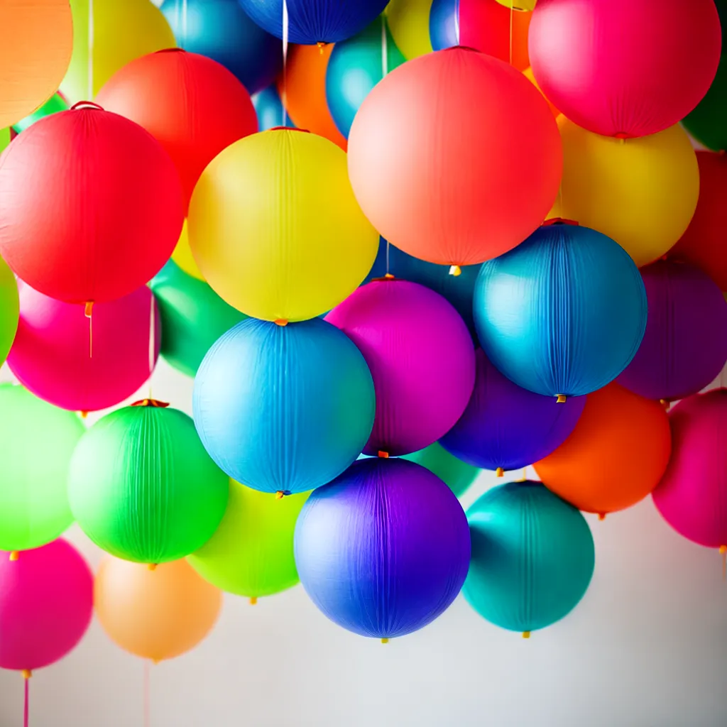 festa colorida decorada papel alegria