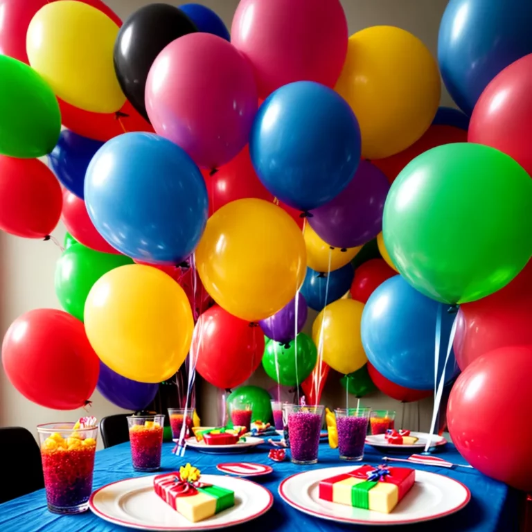 Decoração de festa com tema de personagens