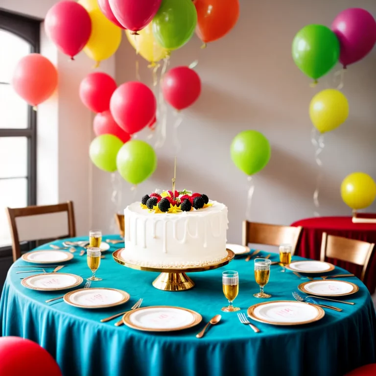 Decoração para festa de aniversário de 50 anos