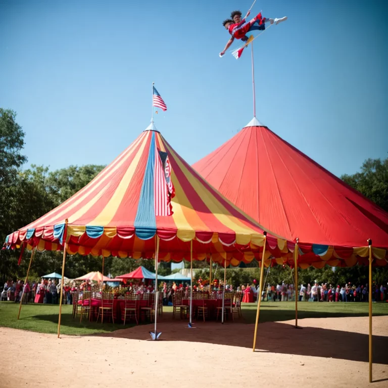 Festa de aniversário com tema de circo vintage
