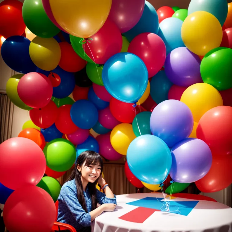 Decoração de festa com tema de desenhos animados