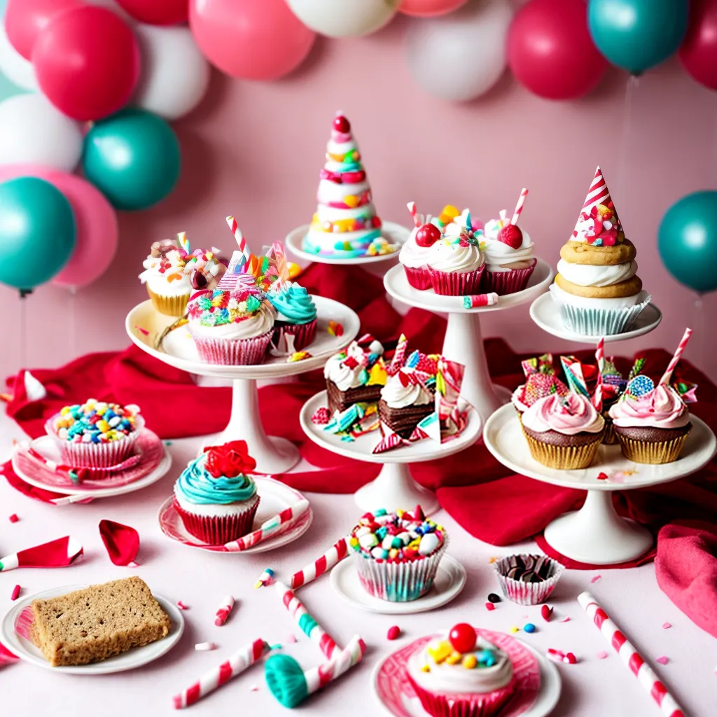 mesa doces infantil colorida festinha