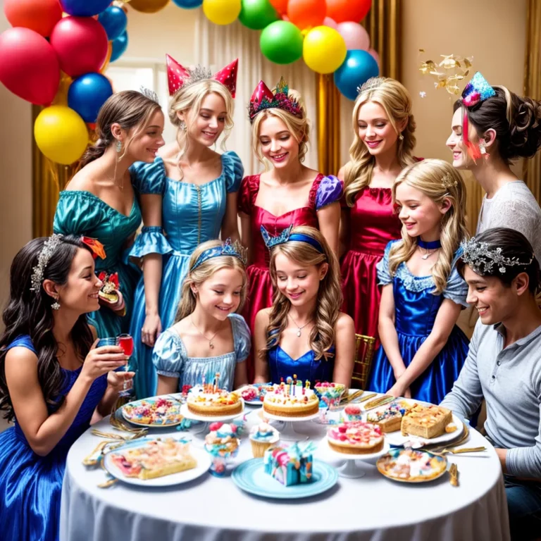 Festa de aniversário com tema de contos de fadas modernos