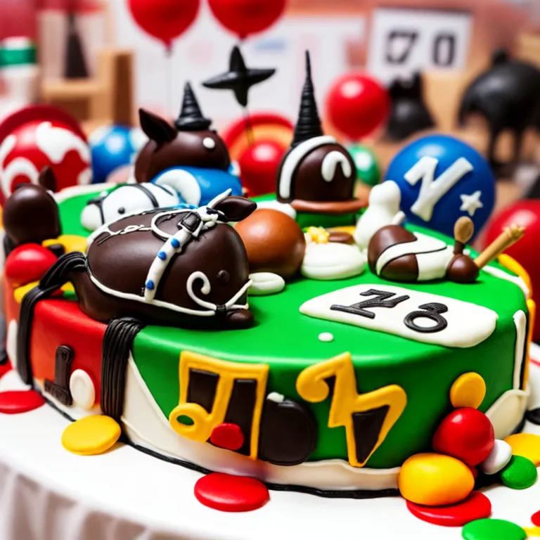 Festa de aniversário com tema de corrida de cavalos